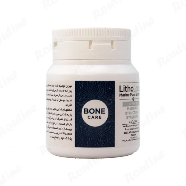 قرص بنکر طب مفید (لیترولگزال + کلسیم + منیزیم + D3) 60 عدد