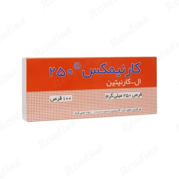قرص ال-کارنیتین شهر دارو 250 میلیگرم 100 عدد