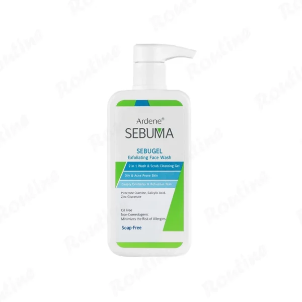 ژل شوینده و اسکراب صورت پوست چرب آردن سبوما 350 میلیلیتر