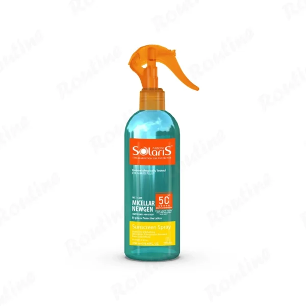 اسپری دوفاز ضدآفتاب SPF 50 میسلار نیوژن آردن سولاریس
