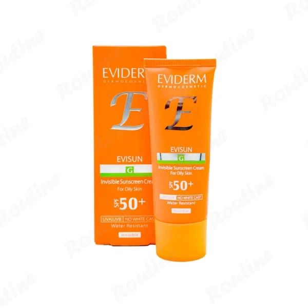 کرم ضدآفتاب اوی سان SPF 50 بیرنگ پوست چرب اویدرم