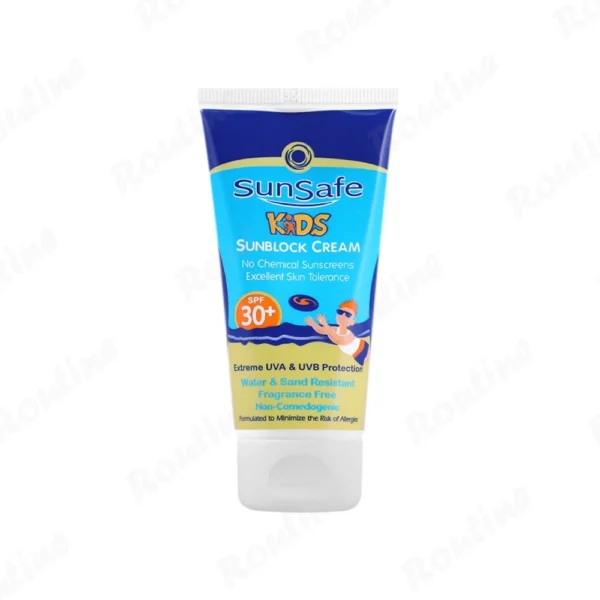 کرم ضدآفتاب کودکان SPF 30 پوست حساس سان سیف 50 میلیلیتر