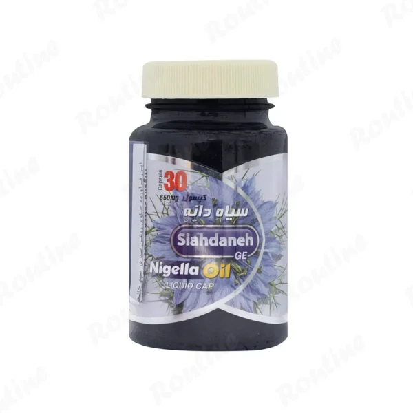 کپسول ژلهای روغن سیاهدانه 650 میلیگرم گیاه اسانس 30 عدد