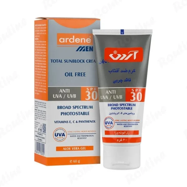 کرم ضد آفتاب آقایان SPF30 کلاسیک آردن
