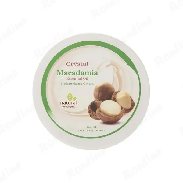 کرم مرطوب کننده حاوی روغن ماکادمیا کریستال 200 میلی‌لیتر