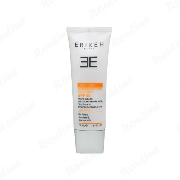 کرم ضد آفتاب ضد لک SPF50 بژ روشن اریکه