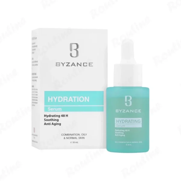 سرم آبرسان صورت 48 ساعته بیزانس مدل Hydration