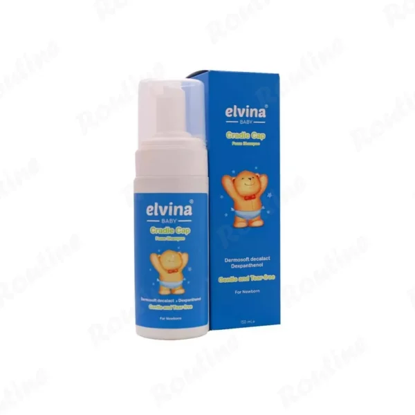 فوم شستشوی پوسته چرب سر نوزاد الوینا مدل Cradle Cap 150 میلیلیتر