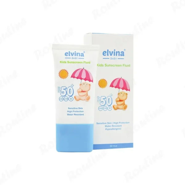 فلوئید ضد آفتاب کودک SPF50 الوینا 50 میلیلیتر