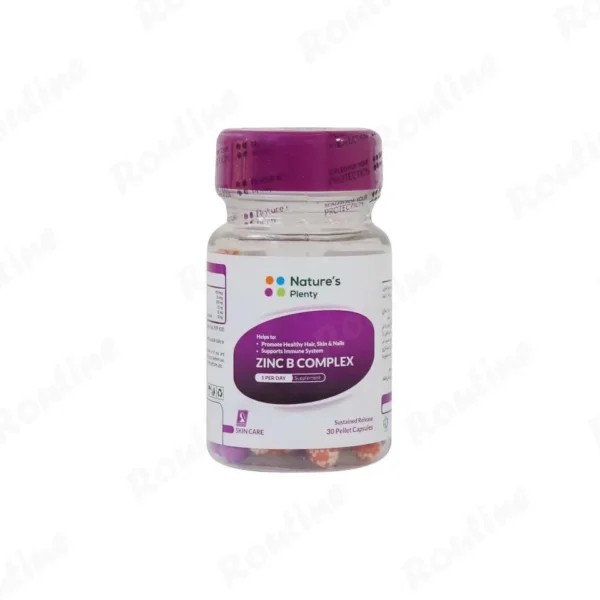 کپسول زینک + ب کمپلکس نیچرز پلنتی 30 عددی