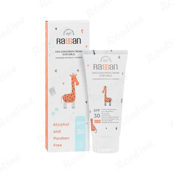 کرم ضد آفتاب دخترانه SPF30 راسن 40 میلیلیتر
