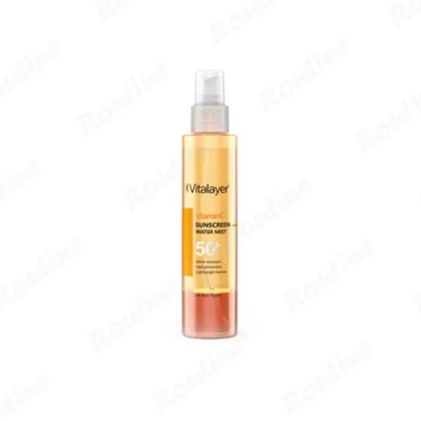 اسپری ضد آفتاب دو فاز SPF50 ویتامین C ویتالیر 150 میلی‌لیتر