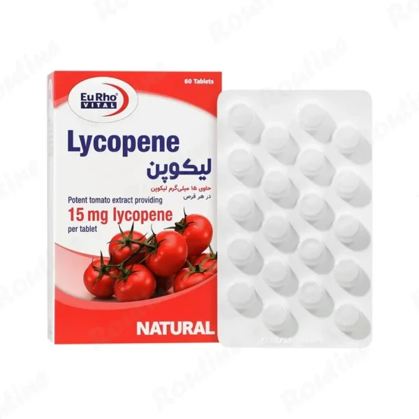 قرص لیکوپن 15 میلی گرم یوروویتال 60 عددی
