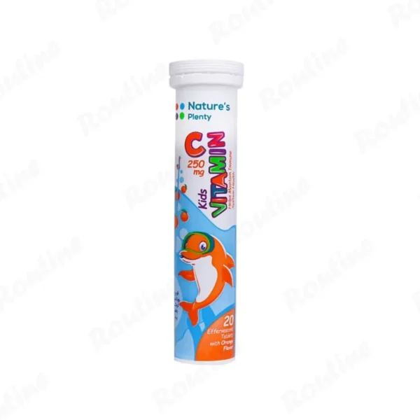 قرص جوشان ویتامین C 250 میلی گرم کودکان نیچرز پلنتی 20 عددی
