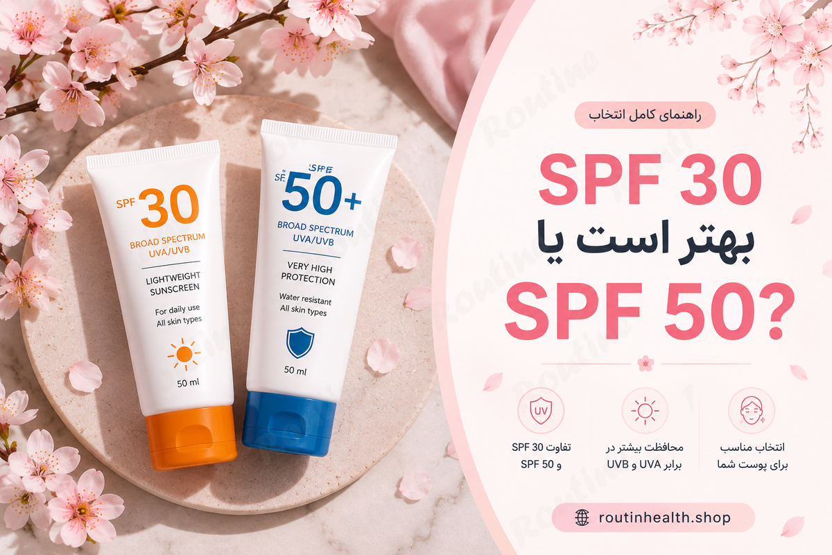 SPF 30 بهتر است یا SPF 50؟