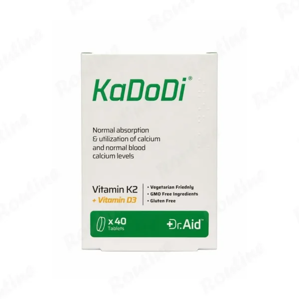قرص ویتامین K2 + D3 کادودی دکتر اید 40 عددی