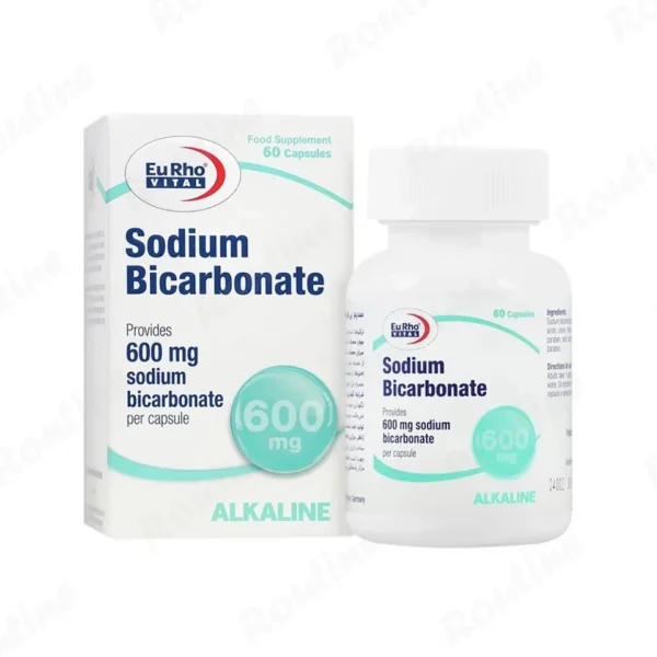کپسول سدیم بیکربنات 800 میلیگرم یوروویتال 60 عددی