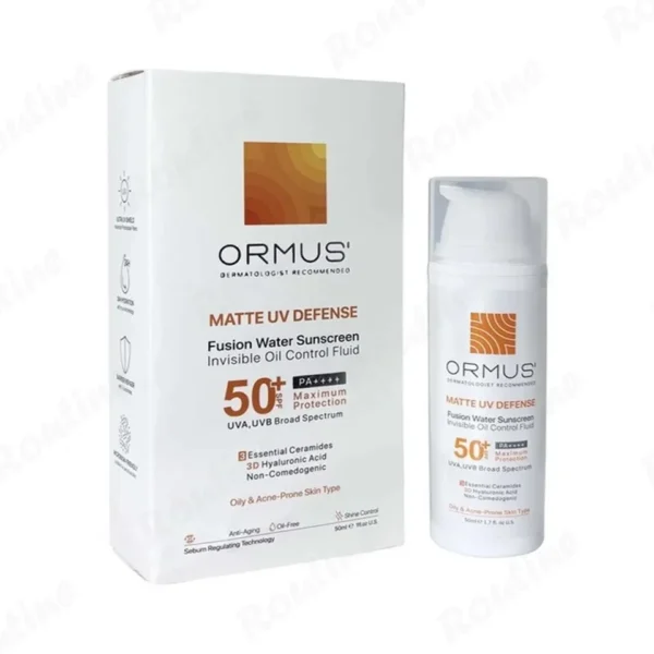 فلویید ضد آفتاب مات SPF 50 مناسب پوست‌های چرب و آکنه‌ای اورموس 50 میلی‌لیتر